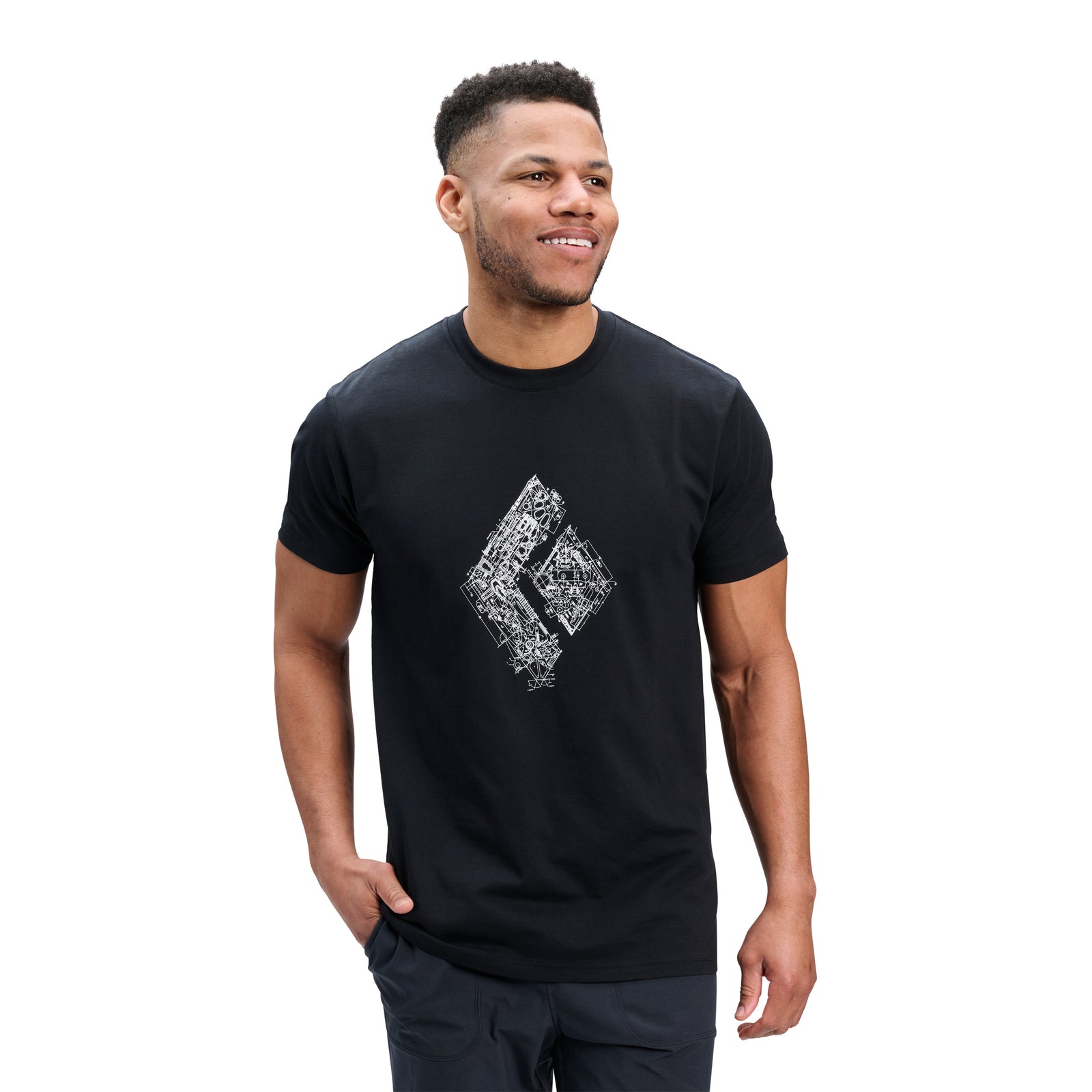 Men's Engineered Diamond Short Sleeve Tee